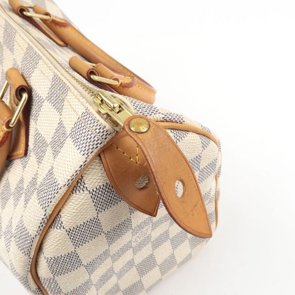 Speedy 25 Damier Azur Satchel Bag - Picture 10 of 12